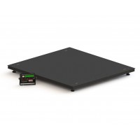Balança de piso DIGI-TRON 2.500kg div.500g Plataforma 1.50x1.50 Carbono
